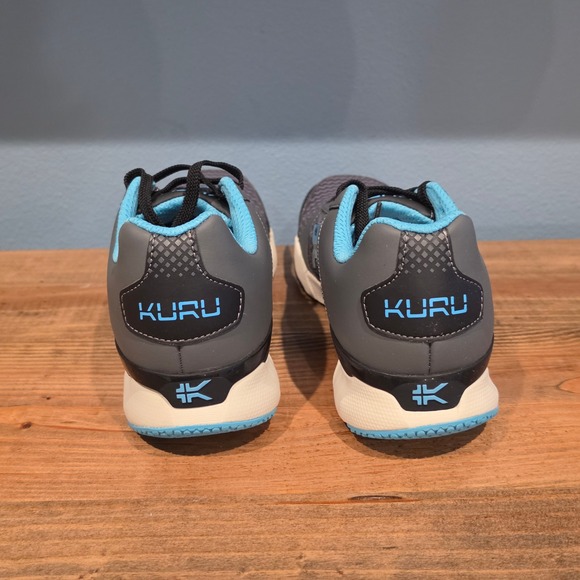KURU Womens Quantum Sneaker Gray Blue Orthopedic Support Athletic Shoes Size 8.5 - Picture 4 of 11